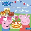 livre peppa pig - le concours de gâteaux