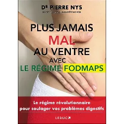 livre plus jamais mal au ventre avec le régime fodmaps