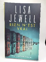 livre rien n'est vrai de lisa jewell