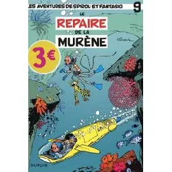 livre spirou et fantasio - tome 9 - le repaire de la murène / edition spéciale (opé été 2022)