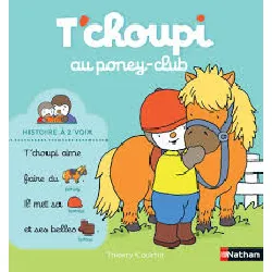 livre t'choupi au poney club