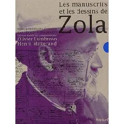 livre zola, les manuscrits et les dessins