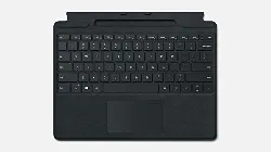 microsoft clavier signature pour surface pro - clavier - avec pavé tactile, accéléromètre, plateau de rangement et de chargement d