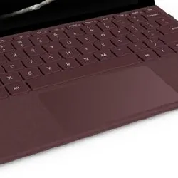 microsoft surface go signature type cover - clavier - avec trackpad, accéléromètre - rétroéclairé - français - bordeaux - pour sur