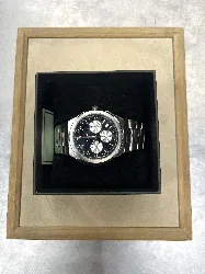 montre cluse vigoureux chrono watch steel, black, silver colour