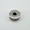 pandora charm argent clip pavé transparent argent 925 millième (22 ct) 2,41 g