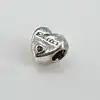 pandora charm argent coeur soeur  argent 925 millième (22 ct) 3,77 g