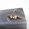 pandora charm pendant biberon et chaussures bébé argent 925 millième (22 ct) 3,72g