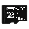 pny performance plus - carte mémoire flash - 16 go - class 10 - micro sdhc