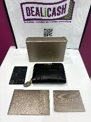 portefeuille bulgari serpenti en cuir noir