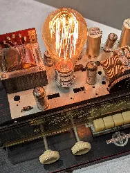 poste radio lampe vintage