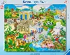 puzzle puzzle cadre 30 - 48 p - visite au zoo