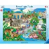 puzzle puzzle cadre 30 - 48 p - visite au zoo