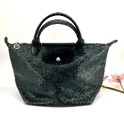 sac longchamp le pliage en cuir taille s