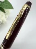 stylo rollerball montblanc meisterstuck legrand mauve et doré