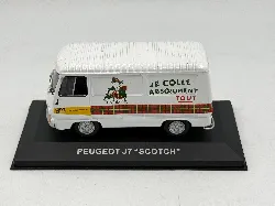 véhicule miniature altaya peugeot j7 scotch 1/43
