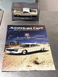 voiture miniature 1:43 chrysler 300 hurst 1970 - bige et doré - voitures américaines