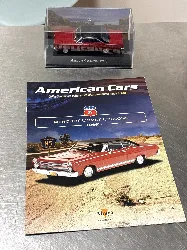 voiture miniature 1:43 mercury cyclone 1966 - rouge et noir - voitures américaines