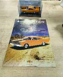 voiture miniature 1:43 plymouth road runner 1970 - orange et noir - voitures américaines