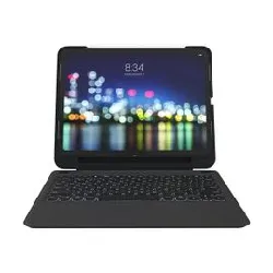 zagg slim book go - clavier et étui - rétroéclairé - bluetooth - pour apple 11 - inch ipad pro (1ère génération)
