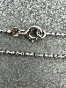 150531 chaîne en argent maille bille l45 cm argent 925 millième (22 ct) 2,82g