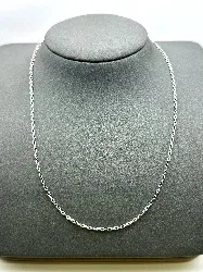 15773 chaîne en argent maille forçat l45 cm argent 925 millième (22 ct) 3,64g