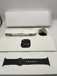 apple watch series 11 gps + cellular 42mm boitier en titane ardoise avec bracelet sport noir - s/m