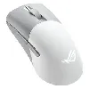 asus rog keris wireless aimpoint wt - souris gaming sans fil - gris/blanc