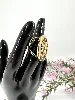 bague fantaisie dorée t49
