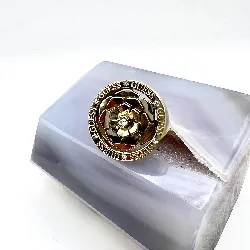 bague guess dorée motif fleur t53