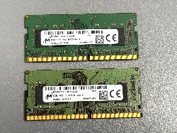 barettes de ram  micron - 8bg x2 - pc4 (ddr4) - 2400 mhz - 2666 v
