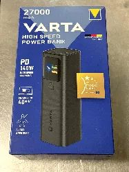 batterie portable 27000 mah 140w varta