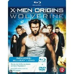 blu-ray b - x - men origins - wolverine + dvd - bilingue