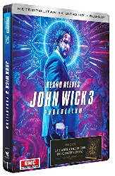 blu-ray john wick 3 parabellum steelbook edition limitée 4k ultra hd