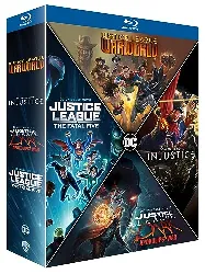 blu-ray justice league - 4 films animés