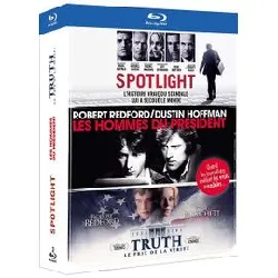 blu-ray spotlight + les hommes du président + truth, le prix de la vérité - pack - blu - ray