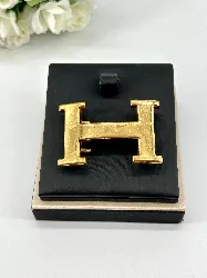 boucle de ceinture hermès dorée
