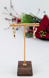 boucles d'oreilles en clips forme infinie or 750 millième (18 ct) 2,18g