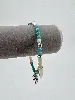 bracelet clio blue turquoise et narce argent 925 millième (22 ct) 9,18 g