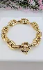 bracelet grosse maille marine or 750 millième (18 ct) 30,54g