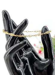 bracelet maille filigrane or 750 millième (18 ct) 2,91g