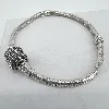 bracelet pandora maille serpent fermoir scintillant argent 925 millième (22 ct) 13,15g