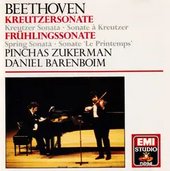 cd beethoven - pinchas zukerman - daniel barenboim - kreutzer sonate / frühlingssonate (1986)
