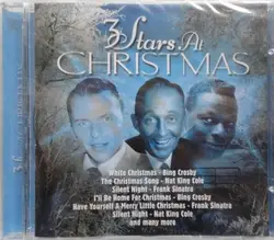 cd bing crosby, frank sinatra, nat king cole - 3 stars at christmas (2000)