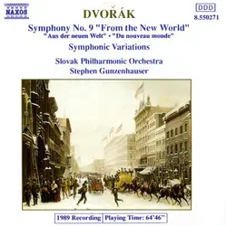 cd dvorák, slovak philharmonic orchestra, stephen gunzenhauser - symphony no. 9  (1991)