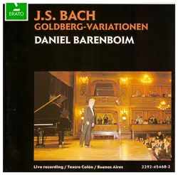 cd j.s. bach – daniel barenboim - goldberg - variationen (1991)