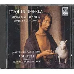 cd missa gaudeamus, motets a la vierge ens. a sei voci