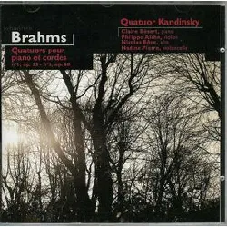 cd quatuors avec piano n°1 po 25 et n°3 op 60