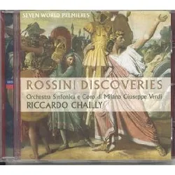 cd rossini discoveries : extraits de robert bruce, moïse et pharaon, ermione, le siège de corinthe, guillaume tell