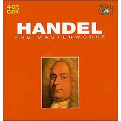 cd the masterworks - intégrales des concerti grossi, des concertos pour orgue et de la musique de chambre, water music, fireworks 